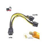 6 Pin Power Splitter Pci-E Molex 8 Pin 6+218Awg Çoklayıcı Kablo