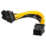 6 pin to 8 pin Ekran Kartı Mining Kart Bakır Power Güç Kablosu