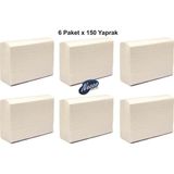 6 Pk. 150 Yapraklı Z Katlama Dispenser Havlu
