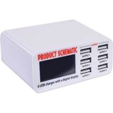 6 Port USB Şarj Cihazı, Güç ve Akım Ölçer, Hızlı ve Güvenilir Şarj - Seçenek 1