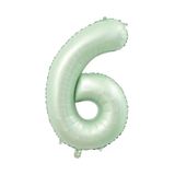 6 Rakam Adaçayı Folyo Balon 34 İnç 76-82 Cm