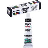 6 Renk 15 ml ve Siyah Kontur Boyası 1 Paket Fırça 3 Adet Cam Vitray Boyama Seti Cam Boyama Seti - Standart - Çok Renkli