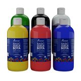 6 Renk Basic Akrilik Boya 500gr (Çok Renkli)