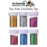 6 Renk Toz Sim Tuzluklu 7 Gr 6 Adet Renkli Toz Sim Epoksi Reçine Okul Etkinlik Dekarasyon Slime