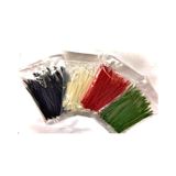 6 Renkli Kablo Bağı Cırt Klips Plastik Kelepçe 100X2.5 600 Ad