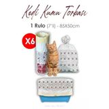 6 Rulo Kedi Kumu Torbası, 85X50cm Boyutunda, 7' Li 6 Rulo