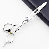 6 "Salon Berber Profesyonel Saç Makası 440C (Kesme Makası-C) | Tüm saç tipleri için uygundur, hem salon hem de ev kullanımı için saç kesme makineleri, ayarlanabilir gergi vidaları