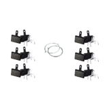 6 Set Bisiklet Hidrolik Mekanik Disk Kaliper Fren Balatası Shimano Model Bisiklet Balata Fren Teli