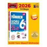 6.Sınıf %100 Yeni Müfredat Yılboyu Türkçe Soru Bankası Kitabı Seti+Tablet Kalem