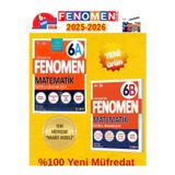 6.Sınıf 2026 Matematik Fenomen Ab (Kolay-Orta-Zor)2 Kitap %100 Yeni Maarif Müfredat Soru Bankası