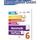 6. Sınıf Akıllı Matematik Defteri, Konu Anlatımlı, Geçmiş Müfredat - Seçenek 1