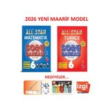 6.Sınıf All Star Türkçe-Matematik Soru Bankası 2026 Hediyeli