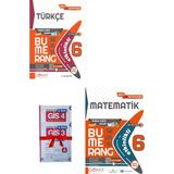 6.sınıf Bumerang Serisi Türkçe-Matematik Etkinlikli Defter 2 Kitap (Hediyeli)