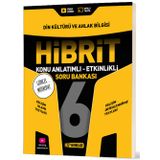 6. Sınıf Din Kültürü ve Ahlak Bilgisi Hibrit Konu Anlatımlı Etkinlikli Soru Bankası