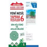 6.Sınıf Din Kültürü ve Ahlak Bilgisi Yeni Nesil Yaprak Testler