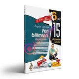 6. Sınıf Fen Bilimleri 15 Deneme Sınavı Komisyon Çanta Yayınları