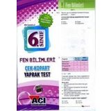 6. Sınıf Fen Bilimleri Çek Kopart Yaprak Test - kollektif
