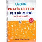6. Sınıf Fen Bilimleri Pratik Defter - Sadık Uygun Yayınları