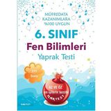 6. Sınıf Fen Bilimleri Yaprak Testi - kollektif