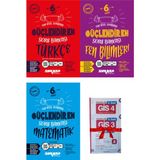 6. Sınıf Güçlendiren Türkçe - Matematik - Fen Soru Bankası 3 Kitap (Hediyeli)