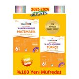 6.Sınıf Güncel Müfredat M-T(2 Kitap)%100 Yeni Maarif Müfredat 36 Hafta Deneme+Tablet Kalemi