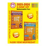 6.Sınıf Hit (M-F)2 Kitap %100 Maarif Müfredat Haftalık İzleme Testi Deneme Seti+Android Kalem