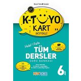 6. Sınıf K-Tüyo Kart Destekli Hedef Bir Fazla Tüm Dersler Soru Bankası