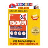 6.Sınıf Matematik B(Orta-Zor)%100 Yeni Müfredat 660 Soru Bankası+Android Kalemi
