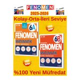 6.Sınıf Matematik Fenomen A-B Soru Bankası Seti %100 Yeni Müfredat+Android Kalem(1442-660 Soru)