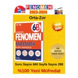 6.Sınıf Matematik Fenomen B %100 Yeni Maarif Müfredat Soru Bankası 2026(Orta-Zor)+Dokunmatik Kalem