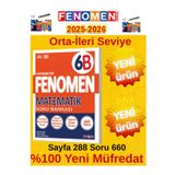 6.Sınıf Matematik Fenomen B Soru Bankası %100 Yeni Müfredat+Android Kalem(660 Soru)