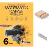 6.sınıf Matematik Kafası Soru Bankası 2025-2026 Yeni Müfredat+Telefon Tutucu+Çözüm Ayracı - Video Çözümlü