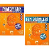6. Sınıf Matematik Ve Fen Bilimleri Soru Bankası Seti 2 Kitap
