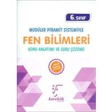 6.Sınıf Modüler Piramit Sistemiyle Fen Bilimleri MPS Konu Anlatımı ve Soru Çözümü Karekök Yayınları