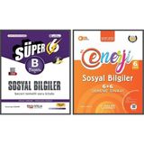 6.sınıf Süper Sosyal Bilgiler (B) Beceri Temelli Soru Bankası + Palme Yayınları Enerji Sosyal Bilgiler 6+6 Deneme Sınavı
