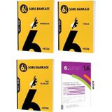 6. Sınıf Türkçe+Matematik ve Fen Bilimleri Soru Bankası Seti İle KDS Deneme Sınavı
