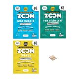 6. Sınıf Zoom Matematik Fen Bilimleri ve Türkçe Soru Bankası 3lü Set + Telefon Standı