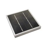 6 V 600ma Su Geçirmez Solar Panel - Alüminyum Kasa 130x130 MM