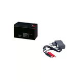 6 Volt 12 Amper Akü Pilsan Ve Diğer Akülü Arabalara Uyumlu Akü Şarj Adaptörü Ile Beraber Set