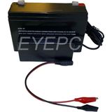 6 Volt 12 Amper Bakımsız Kuru Akü 6V 12AH+ Şarj Aleti Birlikte 8056)