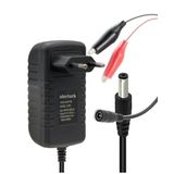 6 Volt 2 Amper Çift Fonksiyonlu Akü Şarj Cihazı Akım Korumalı 6V Şarj Adaptörü 5.5x2.5mm Jak+Maşalı
