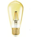 6 W E 27 Duy 500 Lümen Dekoratif Rustıc Vintage Altın Rengi LED Ampul 2700K Sarı Işık Avize La