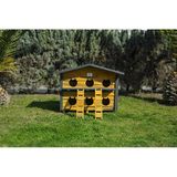 6 Yuvalı Kedi Evi Ahşap Pati Emlak