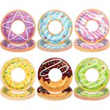 60 ADET Donut Temalı Doğum Günü Kağıt Tabaklar Donut Doğum Günü Partisi Süslemeleri İki Tatlı Tatlı Tabağı Çörek Büyümek Bebek Duşu, Kız veya Erkek Çocuklar için Tek Kullanımlık Parti Tabakları Parti
