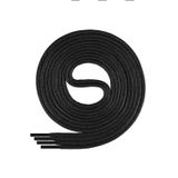 60 Cm 4 MM Siyah Yuvarlak 1 Çift Ayakkabı Bağcığı