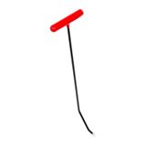 60 cm 8 mm Çap Çift Kıvrımlı Vida Diş Uçlu Boyasız Göçük Düzeltme Çubuğu - S4-01, Pdr Çubuk