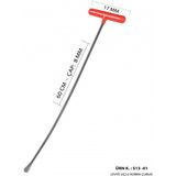 60 cm 8 mm Çap Levye Uçlu Kobra Boyasız Göçük Düzeltme Çubuğu, Pdr Çubuk - S13-01