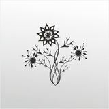 60 cm Ayçiçeği Folyo Sticker