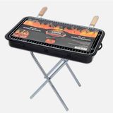 60 cm Çapraz Ayaklı Piknik Mangal, Taşınabilir Metal Gövde - Seçenek 1