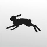 60 cm Çöl Tavşanı Folyo Sticker